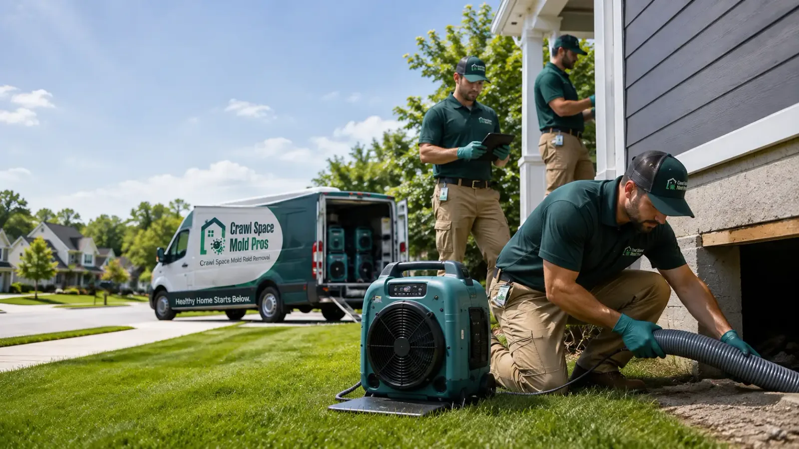 Crawl Space Mold Removal in Sutherland, VA